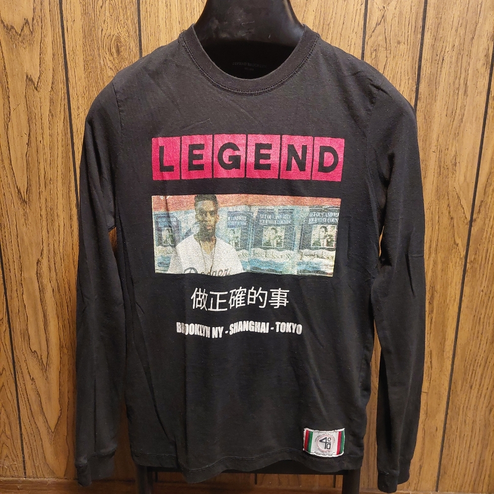 Legend Black Graphic Spike Lee Shirt Vintage Defend Brooklyn Legend Mule Film